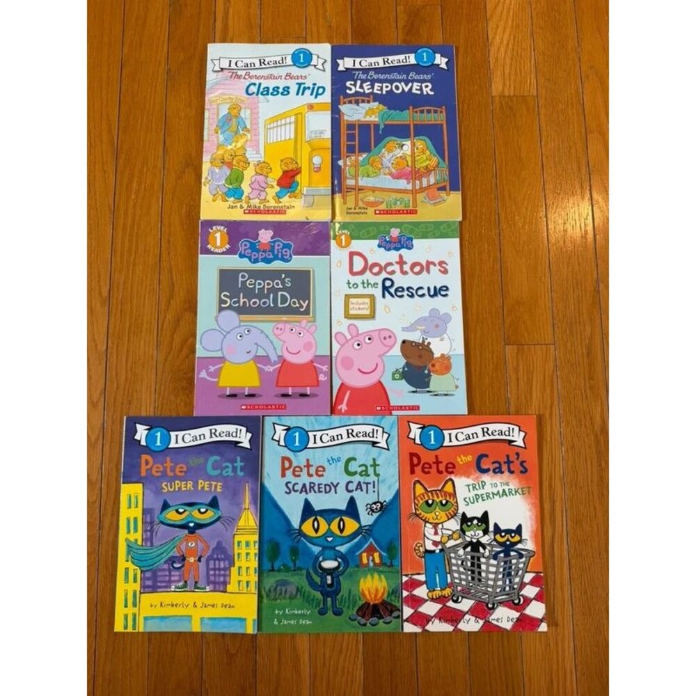 7 I Can Read Level 1 Beginning Reader Books Pete the Cat